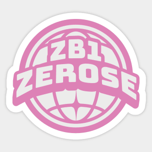 zb1 zero base one zerose typography text kpop | Morcaworks Sticker